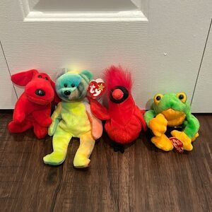 Ty Original Beanie Baby Set of 4